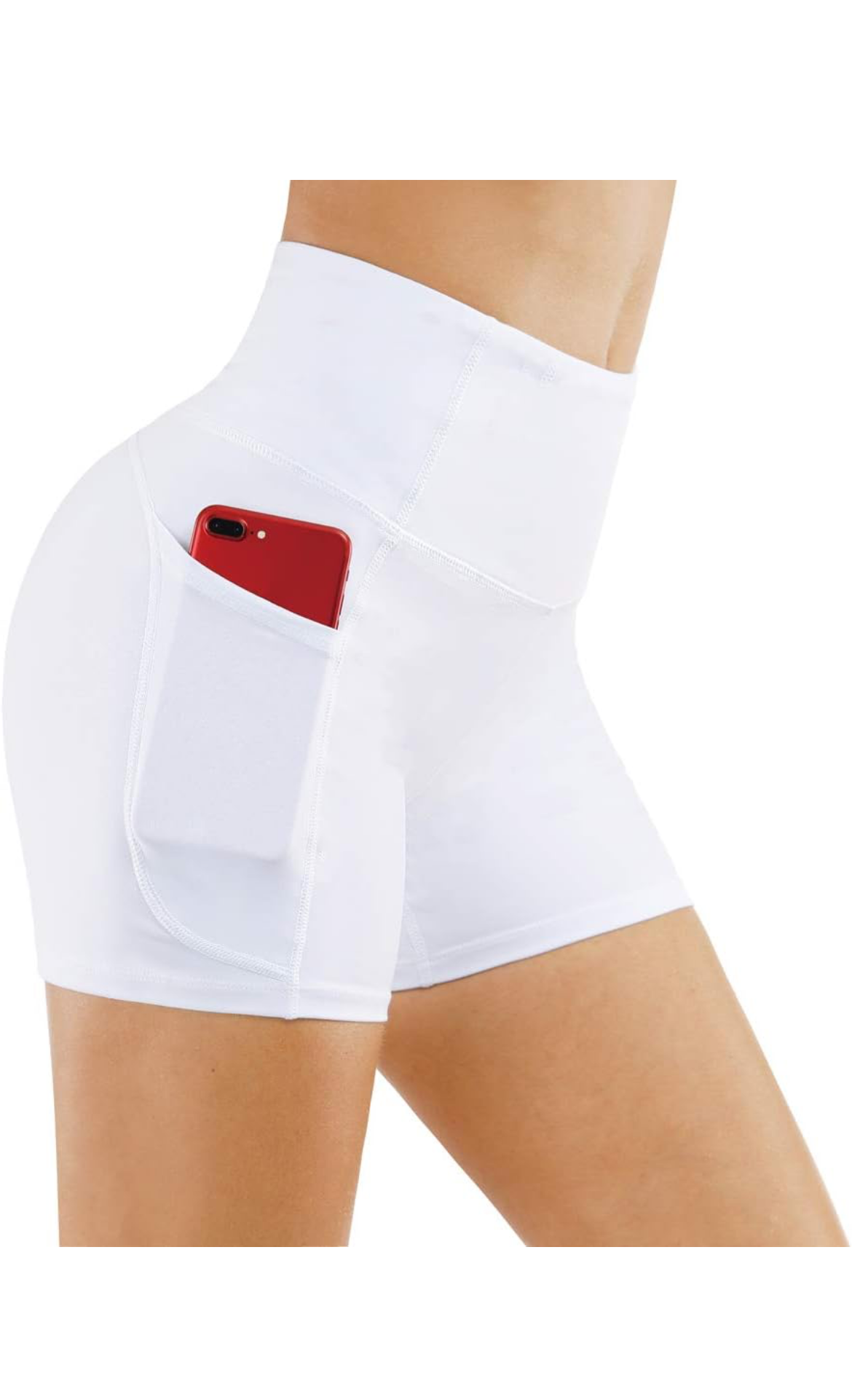 High Waist Yoga Shorts for Women's