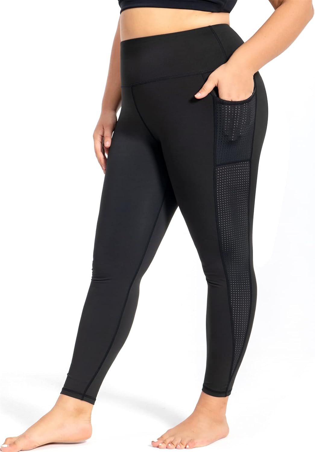 Plus Size Leggings for Women with Pockets