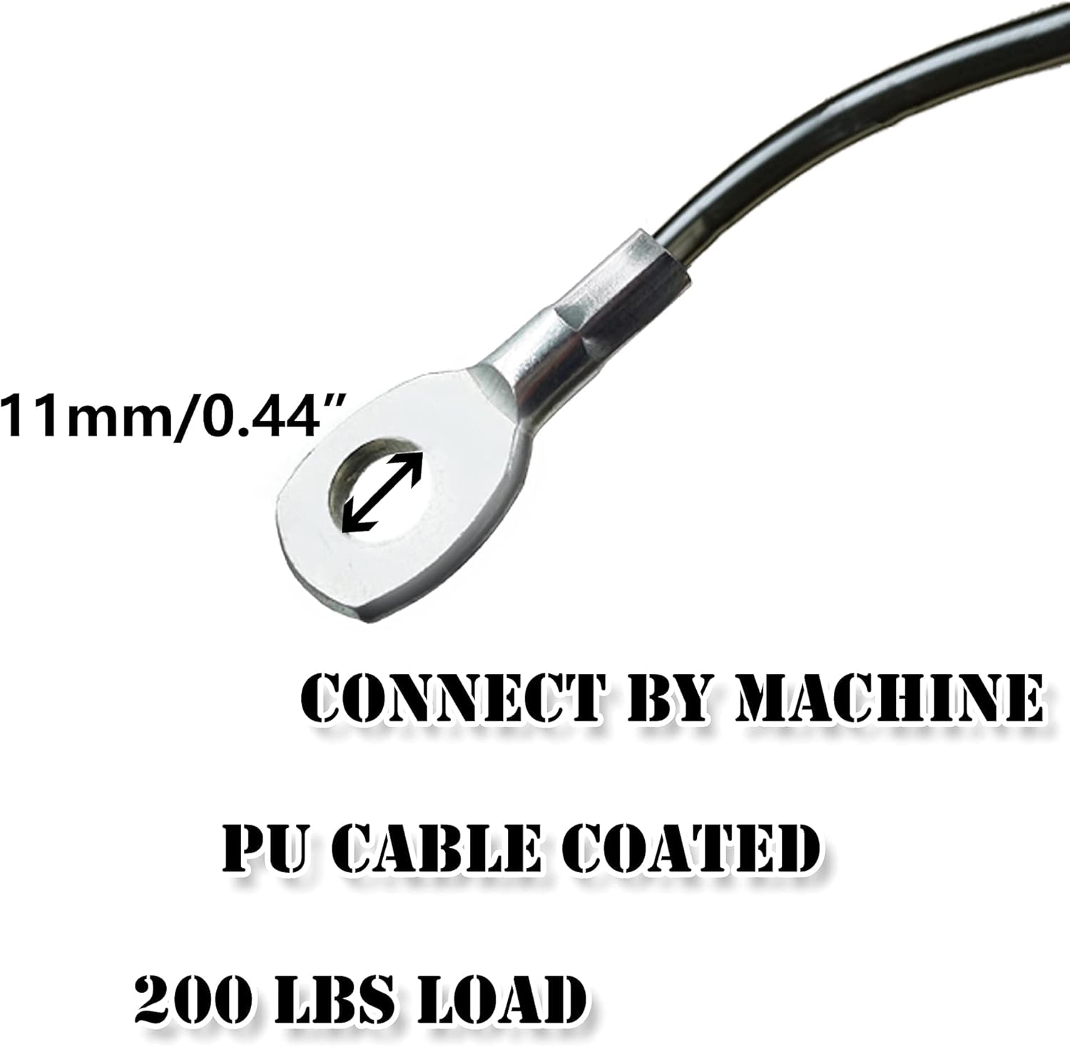 Pulley Thick 5mm Heavy Duty Steel Wire Rope for Home Gym 