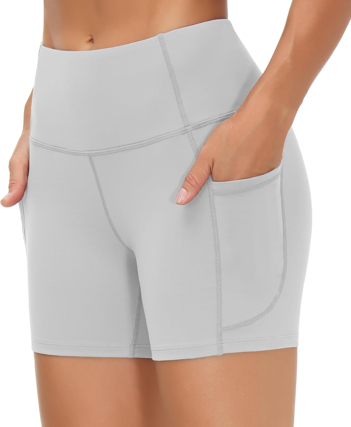 High Waist Yoga Shorts for Women's