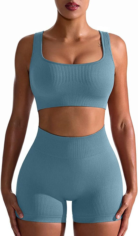 Workout Outfits for Women 2 Piece 