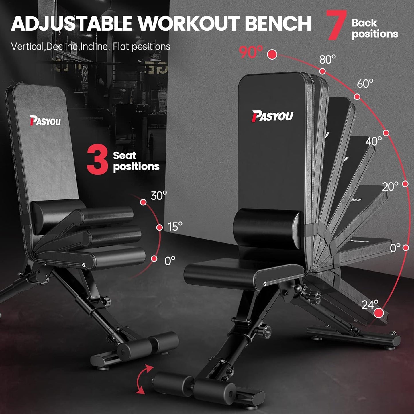 Adjustable Weight Bench Full Body Workout