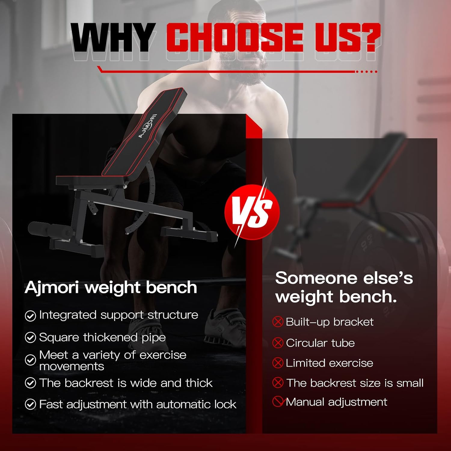 Workout Bench Decline Incline for Home Gym