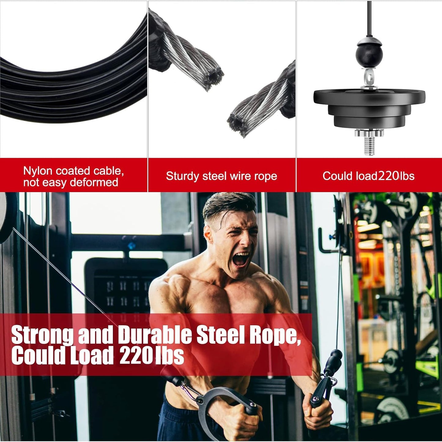 Fitness Pulley Cable