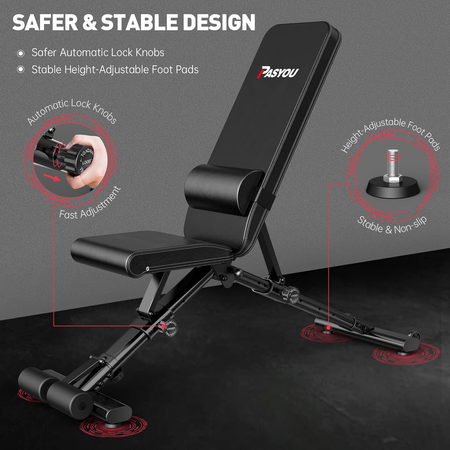 Adjustable Weight Bench Full Body Workout