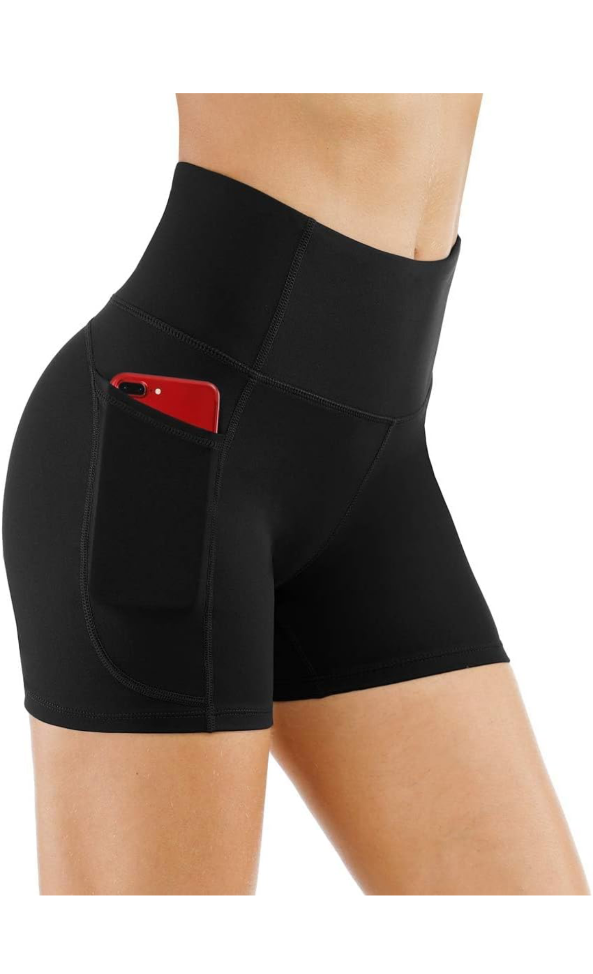 High Waist Yoga Shorts for Women's